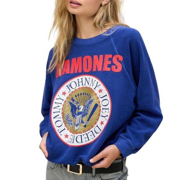 DAYDREAMER Ramones Gold Seal Reverse Raglan Size S New w/o Tag MSRP $145 - Picture 7 of 16